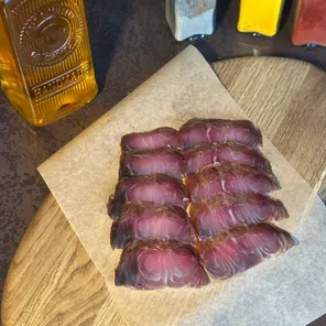 Сом клариевый копчёные ломтики 100 г