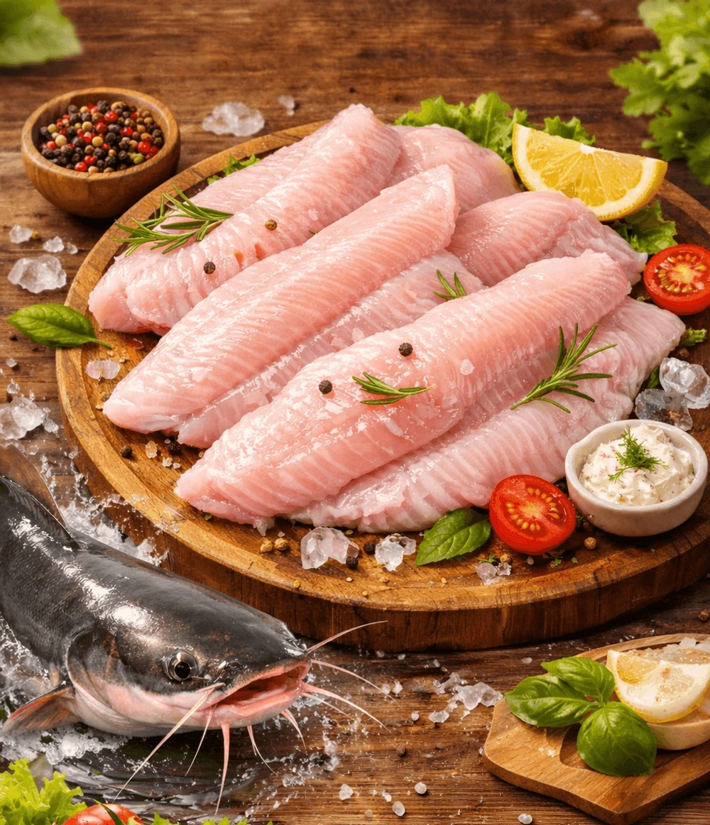 Натуральные продукты из фермерского клариевого сома для здорового питания всей семьи